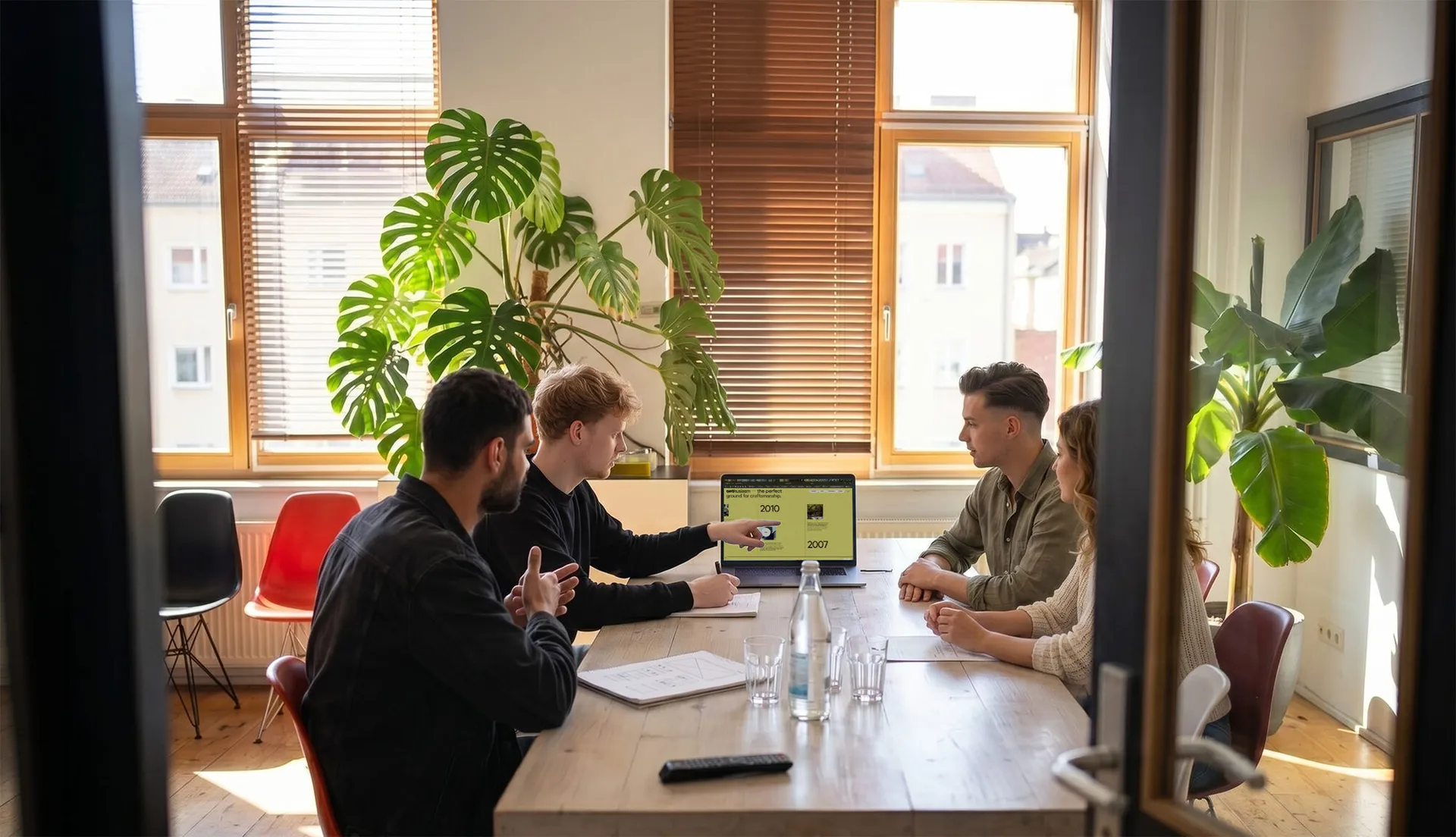 KOUNDS bei der Arbeit – atmosphärische Studioaufnahme